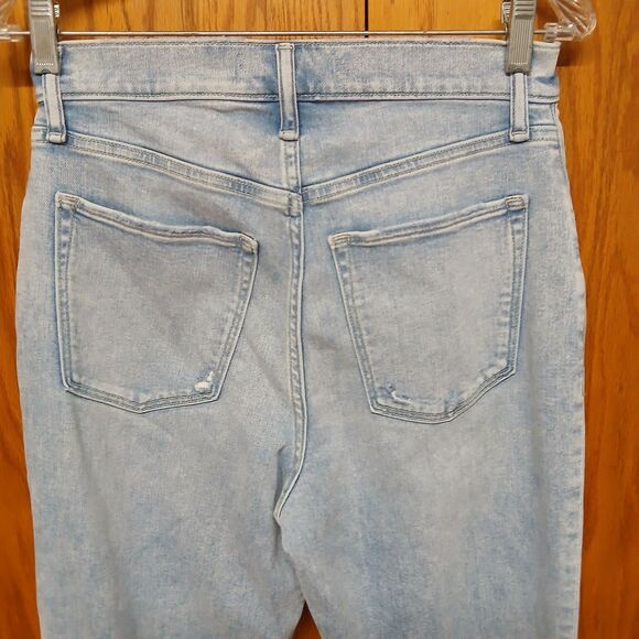 Abercrombie & Fitch "Curve Love" Light Wash The Flame Ultra High Rise Jeans 6S - Picture 8 of 16